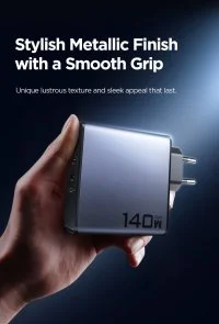 Фото: Зарядний пристрій Pisen BOLT Pro PD 140W Black (TP-C68) № 22 | KTC