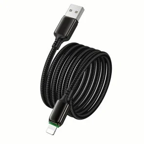 Фото: Кабель Hoco X127 Exceed 12W AM / Lightning 1m Black (6942007675598) № 6 | KTC