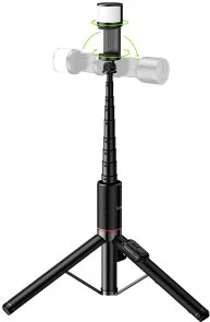 Фото: Штатив Hoco K34 Spring Live Broadcast Holder with Fill Light Black (6942007675246) № 4 | KTC