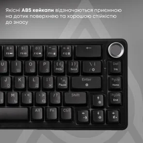 Фото: Клавіатура Ajazz AK690 Peach Mist Switch Black (AK690-PM-B) № 9 | KTC