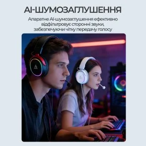 Фото: Гарнітура Ajazz AHM10 Max White (AHM10-MAX-W) № 13 | KTC