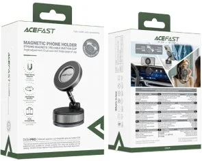 Фото: Кріплення для мобільного телефону Acefast E28 Manual Suction Cup Metal Grey (6974316284833) № 6 | KTC