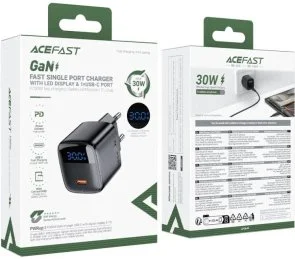 Фото: Зарядний пристрій Acefast A115 GaN PD 30W Black (6974316284444) № 5 | KTC