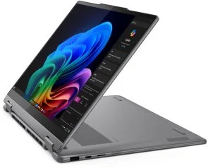 Фото: Ноутбук Lenovo Yoga 7 2-in-1 14ILL10 83JQ00HERA Luna Grey - 14" OLED 60 Гц / Intel Core Ultra 5 / 226V / DDR5 16 ГБ / PCI-E SSD 512 ГБ / Intel Arc graphics № 2 | KTC