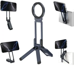Фото: Універсальний тримач Ulanzi MA38 MagLock Phone Stand Black (T163) № 3 | KTC