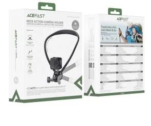 Фото: Універсальний тримач Acefast E37 Air cushion silicone neck-hanging holder Black (6974316285977) № 6 | KTC