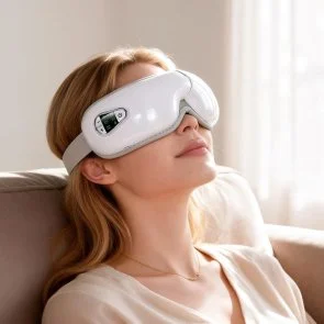 Фото: Масажер Hoco HP54 1000 mAh Airbag eye massager White (6942007674669) № 9 | KTC
