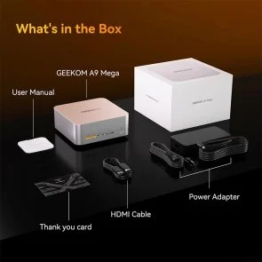 Фото: Персональний комп'ютер GEEKOM A9 Mega (GMA9MEGAAIMAX+395-1282-EU) - AMD Ryzen AI Max+ 395 / 128 ГБ DDR5 / PCI-E SSD 2 ТБ / AMD / Radeon Graphics, UMA / 350 Вт № 9 | KTC