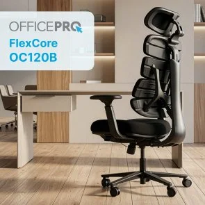 Фото: Крісло OfficePro FlexCore OC120B Black № 6 | KTC