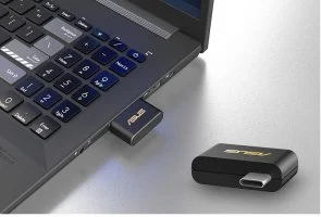 Фото: Wi-Fi адаптер ASUS Tri-band BE6500 WiFi 7 Mini (USB-BE93 MINI) № 4 | KTC