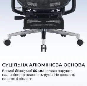 Фото: Крісло SIHOO C500 V2 with footrest Black (C500-V2-B101-JT) № 19 | KTC