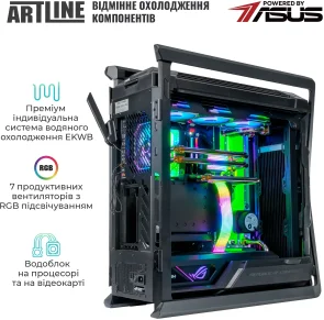 Фото: Персональний комп'ютер ARTLINE Overlord P99 Windows 11 Pro (P99v100Win) - AMD Ryzen 7 9800X3D / 96 ГБ DDR5 / PCI-E SSD 2 ТБ + 2 ТБ / Nvidia / GeForce RTX 5090, 32 ГБ / AMD X870E / 1200 Вт № 7 | KTC