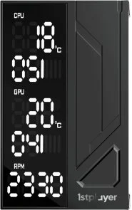 Фото: Кулер для процесора 1stPlayer FB12S-6 Black (FB12S-6-BK) № 5 | KTC