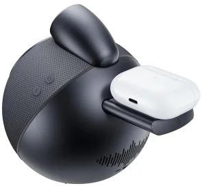 Фото: Портативна колонка Acefast K10 Air Speaker with Wireless Charger Metal Grey (6974316286417) № 4 | KTC