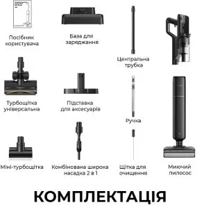 Фото: Ручний бездротовий пилосос Dreame G12 Dual 4in1 (HHV24A) № 3 | KTC