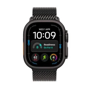 Фото: Смарт годинник Apple Watch Ultra 4 49mm - Black Titanium Case with Black Titanium Milanese Loop - S (MJAU4) № 3 | KTC