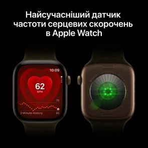 Фото: Смарт годинник Apple Watch 12 GPS 42mm - Black Aluminium Case with Black Sport Band - M/L (MJEC4) № 4 | KTC