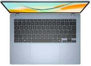 Фото: Ноутбук ASUS Vivobook S14 S5408QA-TM263W Light Blue - 14" IPS 60 Гц / Snapdragon X1 / X1-26-101 / DDR5 8 ГБ / PCI-E SSD 512 ГБ / Adreno GPU № 3 | KTC