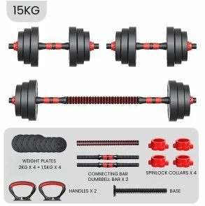 Фото: Набір з регульованою вагою FITPADDY 3-in-1 Adjustable Weight Set 25 кг (BELLKIT25) № 6 | KTC