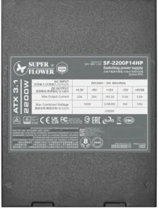 Фото: Блок живлення Super Flower 2200W Leadex Titanium (SF-2200F14HP) № 6 | KTC