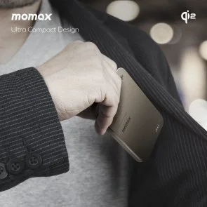 Фото: Батарея універсальна Momax 1-Power Q.Pass 5000mAh 20W / Qi 15W Titanium (IP129Q2L) № 12 | KTC