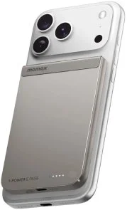 Фото: Батарея універсальна Momax 1-Power S.Pass 5000mAh 20W / Qi 15W Titanium (IP161Q2L) № 4 | KTC