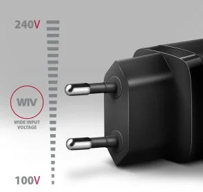 Фото: Зарядний пристрій Axagon ACU-DPQ65 PD QC3.0 GaN 65W Black № 4 | KTC