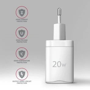 Фото: Зарядний пристрій Axagon ACU-PQ20W PD QC3.0 20W White № 4 | KTC