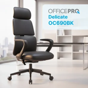 Фото: Крісло OfficePro Delicate OC690BK Black № 6 | KTC