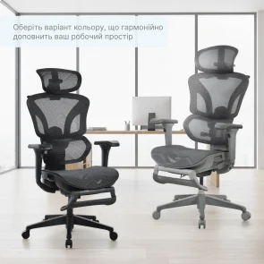 Фото: Крісло OfficePro Onix OC975B Black № 19 | KTC
