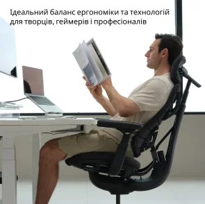 Фото: Крісло LiberNovo Omni Gen Graphite 48cm (CP-GW-1000088-00-05) № 20 | KTC