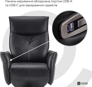 Фото: Крісло Qlab RC300B Black № 15 | KTC