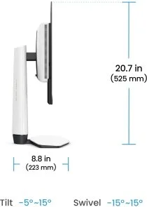 Фото: Монітор BenQ EX271QMZ White (9H.LPPLA.TBE) - 26.5" QD-OLED / 2560×1440 / 240 Гц / AMD FreeSync Premium / HAS № 13 | KTC