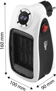 Фото: Тепловентилятор Neo Tools 90-158 White/Black № 8 | KTC