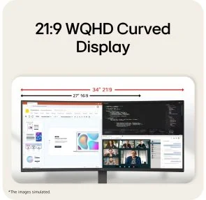 Фото: Монітор LG UltraWide 34U640B-B Black - 34" VA / 3440x1440 / 144 Гц / AMD FreeSync Premium / HAS № 9 | KTC