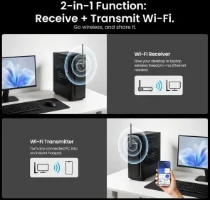 Фото: Wi-Fi адаптер Vention KDXB0 Wi-Fi 6 / BL 5.4 № 4 | KTC