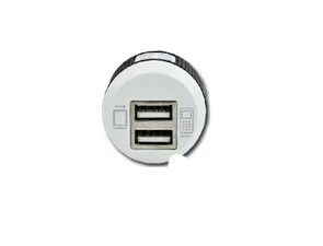 Фото: Зарядний пристрій Henca 2хUSB 2100 мA білий № 3 | KTC