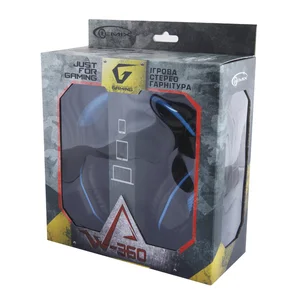 Фото: Гарнітура Gemix W-360 Gaming Black/Blue (W-360 black-blue) № 3 | KTC