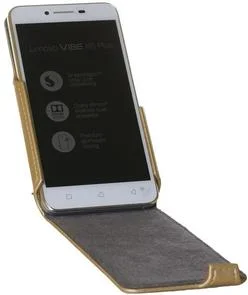 Фото: Чохол Red Point для Lenovo K5 Plus A6020 - Flip case золотий № 4 | KTC