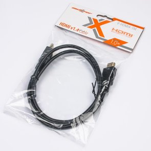 Кабель Maxxter HDMI / HDMI 1 м чорний упаковка