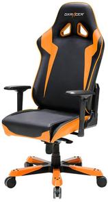 Крісло ігрове DXRACER SENTINEL OH/SJ0/NO чорне з оранжеві вставками