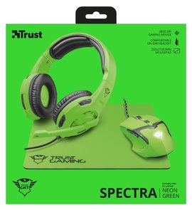 Гарнітура + мишка + килимок Trust GXT790-SG Green