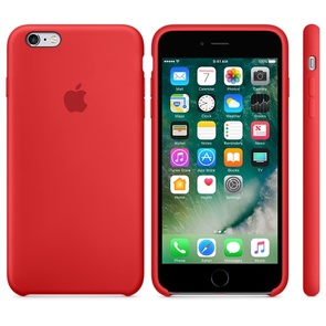 Чохол Apple for iPhone 6/6s - Silicone Case PRODUCT RED (MKY32ZM/A)