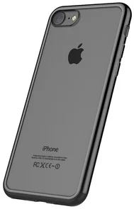 Фото: Чохол Devia for iPhone 7/8/SE - Glitter soft case Gun Black (6952897992637	) № 5 | KTC