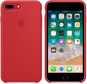 for iPhone 8Plus/7Plus - Silicone Case (PRODUCT) Red