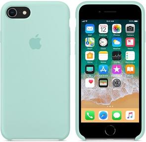 for Apple iPhone 8 - Silicone Case Marine Green