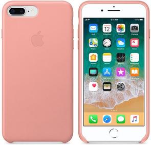 for iPhone 7/8 Plus - Leather Case Soft Pink