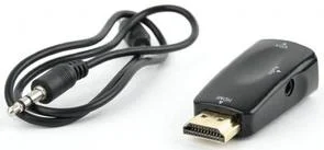 Фото: Перехідник Cablexpert HDMI / VGA Plus Audio Black (AB-HDMI-VGA-02) № 2 | KTC