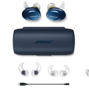 Навушники BOSE SoundSport Free Blue/Citron (SS free blue)