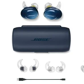 Фото: Навушники BOSE SoundSport Free Blue/Citron (SS free blue) № 5 | KTC